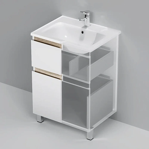 Тумба под раковину AM.PM X-Joy M85AFSX06021WG напольная, 60 см, белый Тумба под раковину AM.PM X-Joy M85AFSX06021WG напольная, 60 см, белый