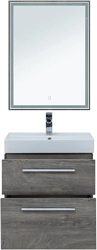 Тумба под раковину Aquanet Nova 60 дуб рошелье (2 ящика) 00242278 Тумба под раковину Aquanet Nova 60 дуб рошелье (2 ящика) 00242278