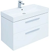 Тумба под раковину Aquanet Nova 85 белый глянец, 2 ящика 00249920 Тумба под раковину Aquanet Nova 85 белый глянец, 2 ящика 00249920