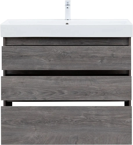 Тумба под раковину Aquanet Nova Lite 100 дуб рошелье (3 ящика) 00302479 Тумба под раковину Aquanet Nova Lite 100 дуб рошелье (3 ящика) 00302479