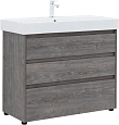 Тумба под раковину Aquanet Nova Lite 100 дуб рошелье (3 ящика) 00302479 Тумба под раковину Aquanet Nova Lite 100 дуб рошелье (3 ящика) 00302479