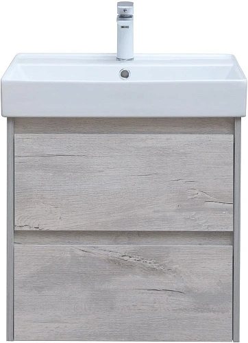 Тумба под раковину Aquanet Nova Lite 60 дуб белый (2 ящика) 00287874 Тумба под раковину Aquanet Nova Lite 60 дуб белый (2 ящика) 00287874