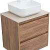 Тумба под раковину Aquanet Nova Lite 60 дуб шоколадный (2 ящика) 00287879 Тумба под раковину Aquanet Nova Lite 60 дуб шоколадный (2 ящика) 00287879