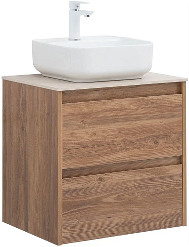 Тумба под раковину Aquanet Nova Lite 60 дуб шоколадный (2 ящика) 00287879 Тумба под раковину Aquanet Nova Lite 60 дуб шоколадный (2 ящика) 00287879