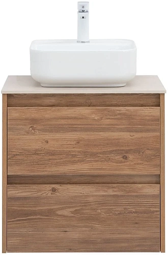 Тумба под раковину Aquanet Nova Lite 60 дуб шоколадный (2 ящика) 00287879 Тумба под раковину Aquanet Nova Lite 60 дуб шоколадный (2 ящика) 00287879