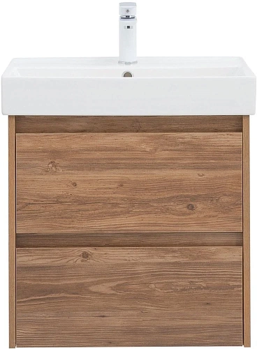 Тумба под раковину Aquanet Nova Lite 60 дуб шоколадный (2 ящика) 00287879 Тумба под раковину Aquanet Nova Lite 60 дуб шоколадный (2 ящика) 00287879