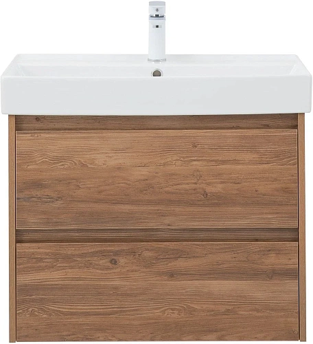 Тумба под раковину Aquanet Nova Lite 75 дуб шоколадный (2 ящика) 00287880 Тумба под раковину Aquanet Nova Lite 75 дуб шоколадный (2 ящика) 00287880