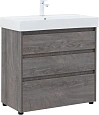 Тумба под раковину Aquanet Nova Lite 85 дуб рошелье (3 ящика) 00302476 Тумба под раковину Aquanet Nova Lite 85 дуб рошелье (3 ящика) 00302476
