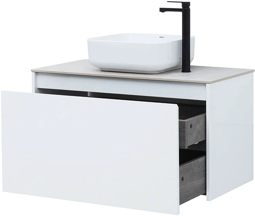 Тумба под раковину Aquanet Nova Lite 90 белый (1 ящик) 00242257 Тумба под раковину Aquanet Nova Lite 90 белый (1 ящик) 00242257