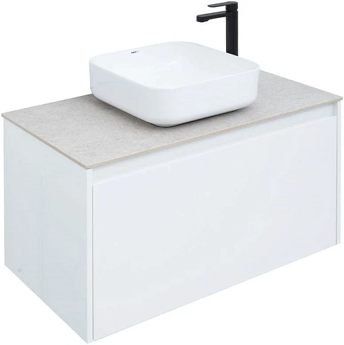 Тумба под раковину Aquanet Nova Lite 90 белый (1 ящик) 00242257 Тумба под раковину Aquanet Nova Lite 90 белый (1 ящик) 00242257