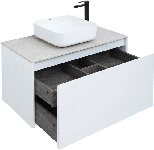 Тумба под раковину Aquanet Nova Lite 90 белый (1 ящик) 00242257 Тумба под раковину Aquanet Nova Lite 90 белый (1 ящик) 00242257