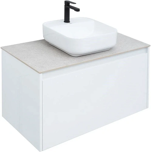 Тумба под раковину Aquanet Nova Lite 90 белый (1 ящик) 00242257 Тумба под раковину Aquanet Nova Lite 90 белый (1 ящик) 00242257