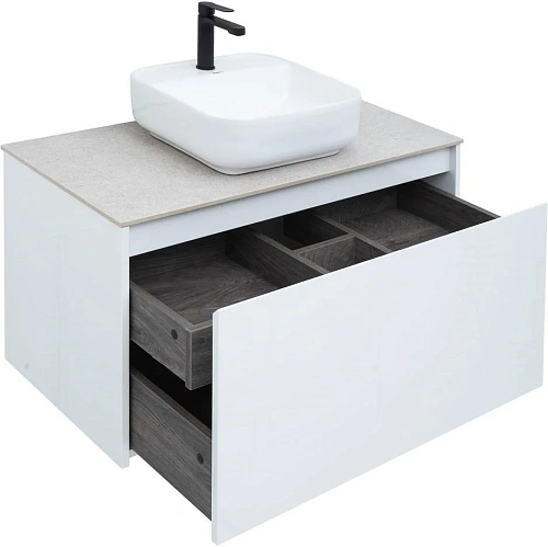 Тумба под раковину Aquanet Nova Lite 90 белый (1 ящик) 00242257 Тумба под раковину Aquanet Nova Lite 90 белый (1 ящик) 00242257