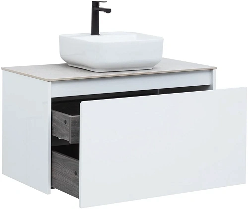 Тумба под раковину Aquanet Nova Lite 90 белый (1 ящик) 00242257 Тумба под раковину Aquanet Nova Lite 90 белый (1 ящик) 00242257