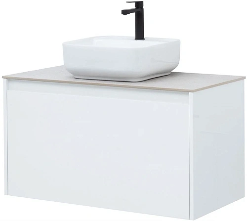 Тумба под раковину Aquanet Nova Lite 90 белый (1 ящик) 00242257 Тумба под раковину Aquanet Nova Lite 90 белый (1 ящик) 00242257