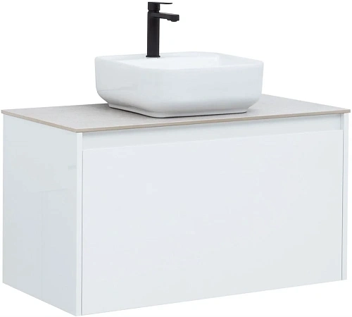 Тумба под раковину Aquanet Nova Lite 90 белый (1 ящик) 00242257 Тумба под раковину Aquanet Nova Lite 90 белый (1 ящик) 00242257