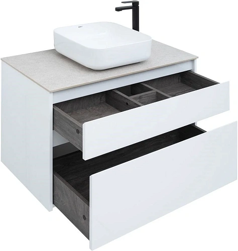 Тумба под раковину Aquanet Nova Lite 90 белый (2 ящика) 00242268 Тумба под раковину Aquanet Nova Lite 90 белый (2 ящика) 00242268