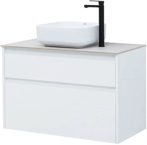 Тумба под раковину Aquanet Nova Lite 90 белый (2 ящика) 00242268 Тумба под раковину Aquanet Nova Lite 90 белый (2 ящика) 00242268