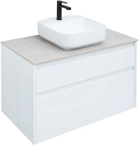 Тумба под раковину Aquanet Nova Lite 90 белый (2 ящика) 00242268 Тумба под раковину Aquanet Nova Lite 90 белый (2 ящика) 00242268