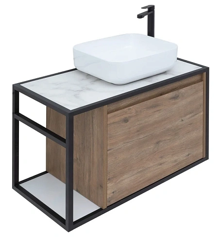 Тумба под раковину Aquanet Nova Lite Loft 75 R дуб рустикальный 00261657 Тумба под раковину Aquanet Nova Lite Loft 75 R дуб рустикальный 00261657