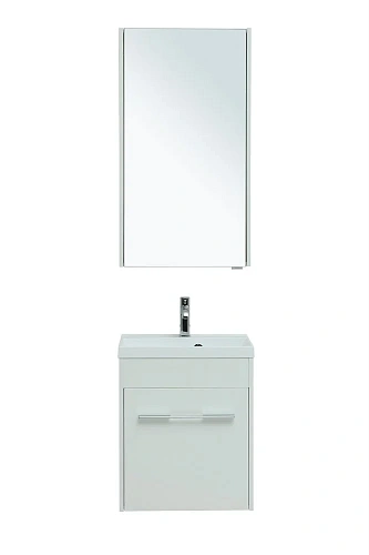 Тумба под раковину Aquanet Августа 50 белый (ручки хром) 00274140 Тумба под раковину Aquanet Августа 50 белый (ручки хром) 00274140