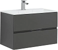 Тумба под раковину Aquanet Алвита 80 серый антрацит 00215120 Тумба под раковину Aquanet Алвита 80 серый антрацит 00215120