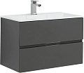 Тумба под раковину Aquanet Алвита 80 серый антрацит 00215120 Тумба под раковину Aquanet Алвита 80 серый антрацит 00215120