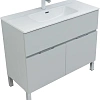 Тумба под раковину Aquanet Алвита New 100 1 ящик, 2 дверцы, серый 00277556 Тумба под раковину Aquanet Алвита New 100 1 ящик, 2 дверцы, серый 00277556