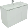 Тумба под раковину Aquanet Алвита New 100 3 дверцы, белый матовый 00277530 Тумба под раковину Aquanet Алвита New 100 3 дверцы, белый матовый 00277530