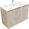 Тумба под раковину Aquanet Алвита New 100 3 дверцы, дуб веллингтон белый 00277533 Тумба под раковину Aquanet Алвита New 100 3 дверцы, дуб веллингтон белый 00277533