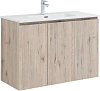 Тумба под раковину Aquanet Алвита New 100 3 дверцы, дуб веллингтон белый 00277533