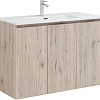 Тумба под раковину Aquanet Алвита New 100 3 дверцы, дуб веллингтон белый 00277533 Тумба под раковину Aquanet Алвита New 100 3 дверцы, дуб веллингтон белый 00277533