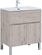 Тумба под раковину Aquanet Алвита New 70 1 ящик, 2 дверцы, дуб веллингтон белый 00303902 Тумба под раковину Aquanet Алвита New 70 1 ящик, 2 дверцы, дуб веллингтон белый 00303902