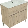 Тумба под раковину Aquanet Алвита New 80 1 ящик, 2 дверцы, дуб веллингтон белый 00277553 Тумба под раковину Aquanet Алвита New 80 1 ящик, 2 дверцы, дуб веллингтон белый 00277553