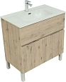 Тумба под раковину Aquanet Алвита New 80 1 ящик, 2 дверцы, дуб веллингтон белый 00277553 Тумба под раковину Aquanet Алвита New 80 1 ящик, 2 дверцы, дуб веллингтон белый 00277553