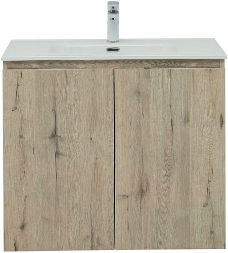 Тумба под раковину Aquanet Алвита New 80 2 дверцы, дуб веллингтон белый 00277529 Тумба под раковину Aquanet Алвита New 80 2 дверцы, дуб веллингтон белый 00277529