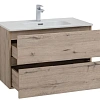 Тумба под раковину Aquanet Алвита New 80 2 ящика, дуб веллингтон белый 00277517 Тумба под раковину Aquanet Алвита New 80 2 ящика, дуб веллингтон белый 00277517