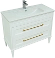 Тумба под раковину Aquanet Бостон 100 белый матовый 00243781 Тумба под раковину Aquanet Бостон 100 белый матовый 00243781