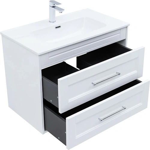 Тумба под раковину Aquanet Бостон new 80 00306368 белый сатин Тумба под раковину Aquanet Бостон new 80 00306368 белый сатин