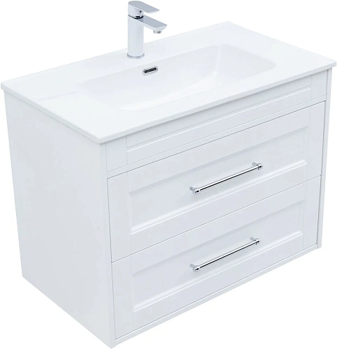 Тумба под раковину Aquanet Бостон new 80 00306368 белый сатин Тумба под раковину Aquanet Бостон new 80 00306368 белый сатин