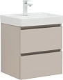 Тумба под раковину Aquanet Вега 2.0 50 бежевый 00337940 подвесная Тумба под раковину Aquanet Вега 2.0 50 бежевый 00337940 подвесная
