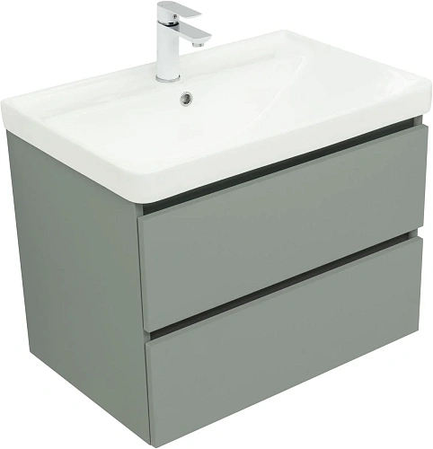 Тумба под раковину Aquanet Вега 2.0 70 мисти грин 00337960 подвесная Тумба под раковину Aquanet Вега 2.0 70 мисти грин 00337960 подвесная