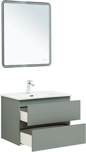Тумба под раковину Aquanet Вега 2.0 70 мисти грин 00337960 подвесная Тумба под раковину Aquanet Вега 2.0 70 мисти грин 00337960 подвесная