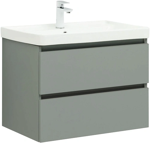 Тумба под раковину Aquanet Вега 2.0 70 мисти грин 00337960 подвесная Тумба под раковину Aquanet Вега 2.0 70 мисти грин 00337960 подвесная