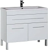 Тумба под раковину Aquanet Верона 100 белый (напольная 1 ящик 2 дверцы) 00182710 Тумба под раковину Aquanet Верона 100 белый (напольная 1 ящик 2 дверцы) 00182710