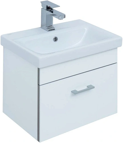 Тумба под раковину Aquanet Верона 50 (Moduo Slim) белый 00246951 Тумба под раковину Aquanet Верона 50 (Moduo Slim) белый 00246951
