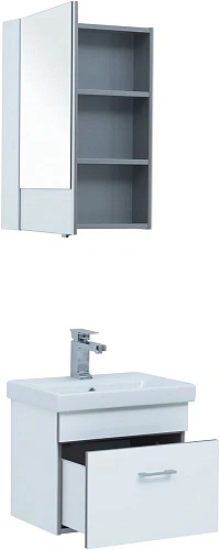 Тумба под раковину Aquanet Верона 50 (Moduo Slim) белый 00246951 Тумба под раковину Aquanet Верона 50 (Moduo Slim) белый 00246951