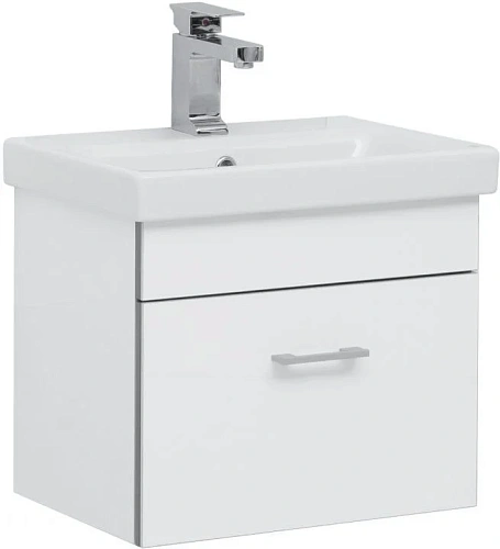 Тумба под раковину Aquanet Верона 50 (Moduo Slim) белый 00246951 Тумба под раковину Aquanet Верона 50 (Moduo Slim) белый 00246951