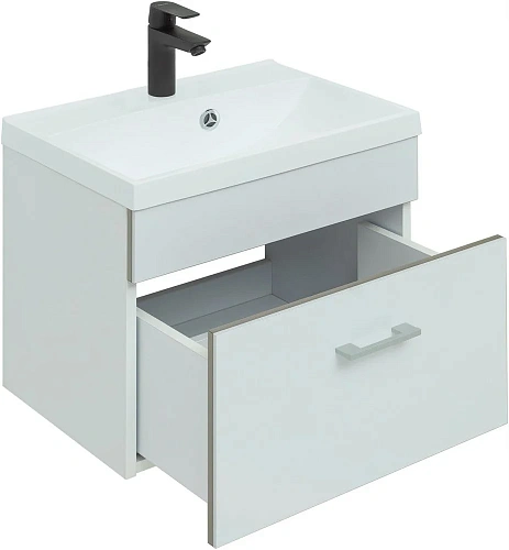Тумба под раковину Aquanet Верона 50 белый матовый 00272425 Тумба под раковину Aquanet Верона 50 белый матовый 00272425