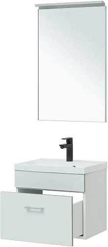 Тумба под раковину Aquanet Верона 50 белый матовый 00272425 Тумба под раковину Aquanet Верона 50 белый матовый 00272425